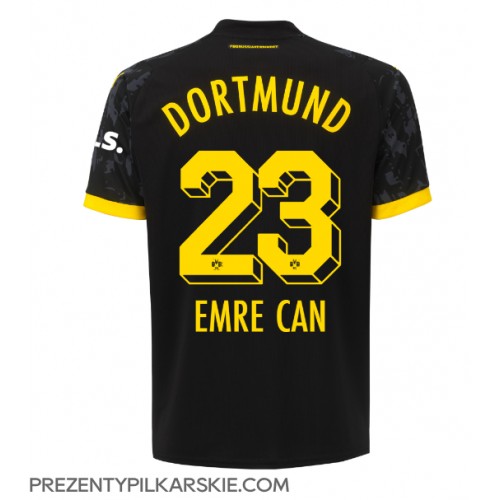 Stroje piłkarskie Borussia Dortmund Emre Can #23 Koszulka Wyjazdowej 2023-24 Krótki Rękaw